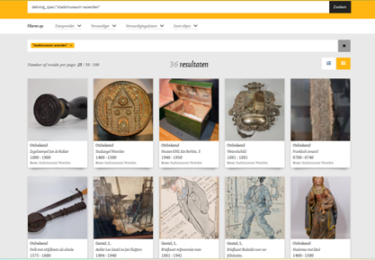 Print screen SMW pagina op CollectieNederland.nl